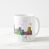 SKYLINE MIAMIS FLORIDA KAFFEETASSE (VorderseiteRechts)