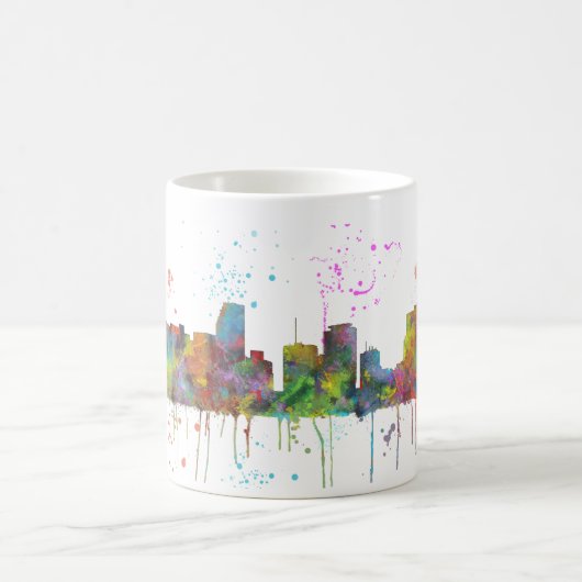 SKYLINE MIAMIS FLORIDA KAFFEETASSE (Mittel)