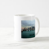 Skyline Miamis Florida Kaffeetasse (VorderseiteRechts)