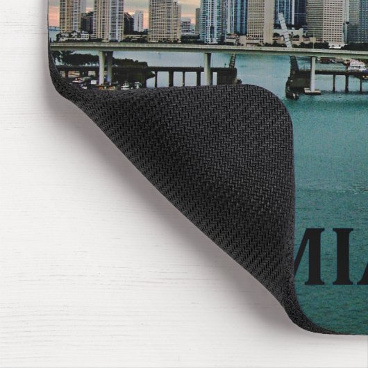 Skyline Miamis Florida Mousepad (Ecke)