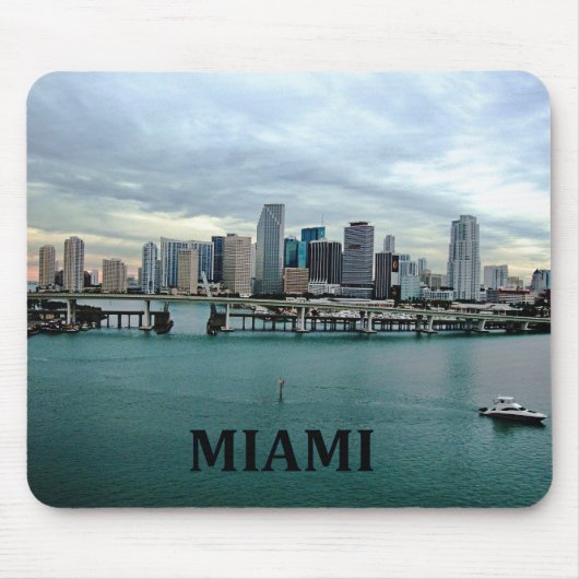 Skyline Miamis Florida Mousepad (Vorne)