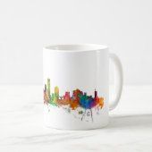 Skyline Milwaukee Wisconsin Kaffeetasse (VorderseiteRechts)