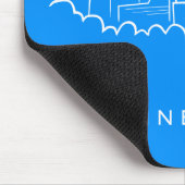 Skyline Minneapolis, Minnesota Mousepad (Ecke)