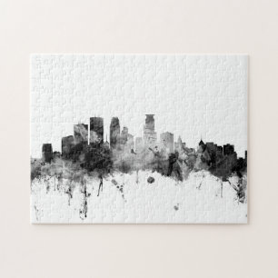 Skyline Minneapolis Minnesota Puzzle
