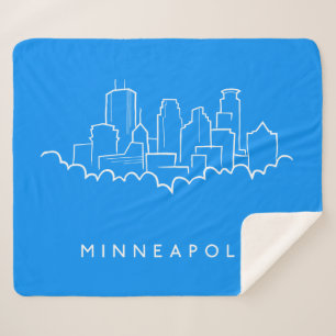 Skyline Minneapolis, Minnesota Sherpadecke