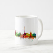 Skyline Moskaus Russland Kaffeetasse (VorderseiteRechts)