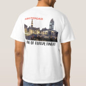 skyline_nacht_7 AMSTERDAM, WILLKOMMEN NACH T-Shirt (Rückseite)