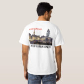 skyline_nacht_7 AMSTERDAM, WILLKOMMEN NACH T-Shirt (Schwarz voll)