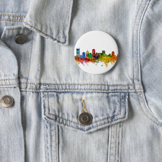 Skyline Nashvilles Tennessee Button (Beispiel)