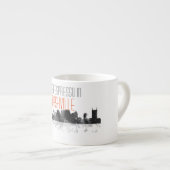 SKYLINE NASHVILLES, TENNESSEE ESPRESSOTASSE (Vorderseite Rechts)