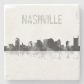SKYLINE NASHVILLES, TENNESSEE STEINUNTERSETZER (Vorderseite)