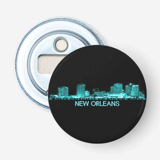 Skyline New Orleans Flaschenöffner (Vorderseite)