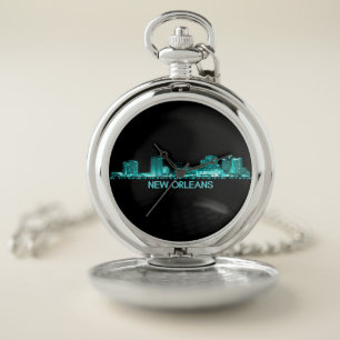 Skyline New Orleans Taschenuhr