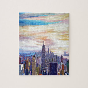 Skyline New York City Manhatta Puzzle