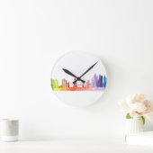 Skyline NEW YORK CITY Runde Wanduhr (Zuhause)