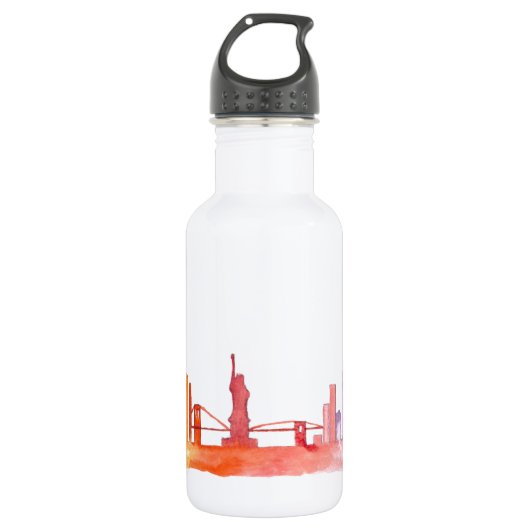Skyline NEW YORK CITY Trinkflasche (Vorderseite)