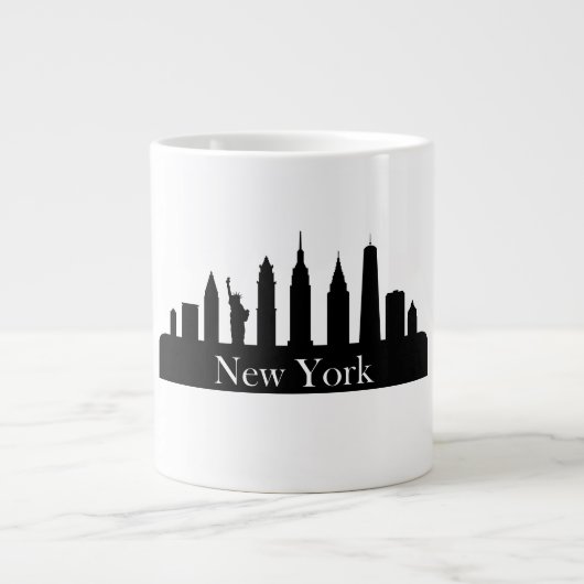 Skyline New York Jumbo-Tasse (Vorderseite)