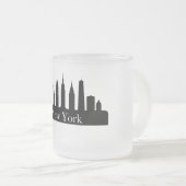Skyline New York Mattglastasse (VorderseiteRechts)