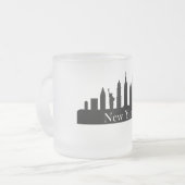 Skyline New York Mattglastasse (Vorderseite Links)