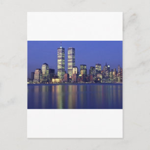 Skyline New York mit World Trade Center Postkarte