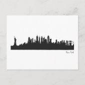 Skyline New York Postkarte (Vorderseite)