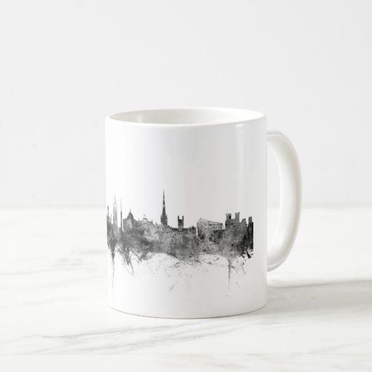 Skyline Newcastles England Kaffeetasse (VorderseiteRechts)