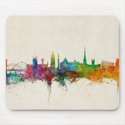 Skyline Newcastles England Mousepad (Vorne)