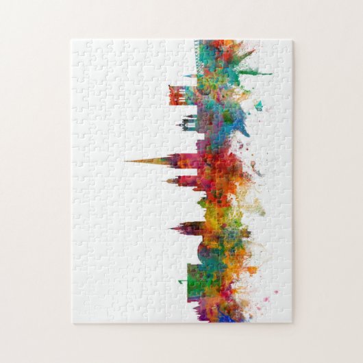 Skyline Norwichs England Puzzle (Vertikal)