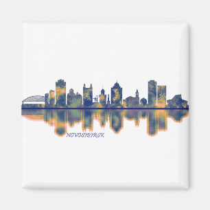 Skyline Nowosibirsk Magnet