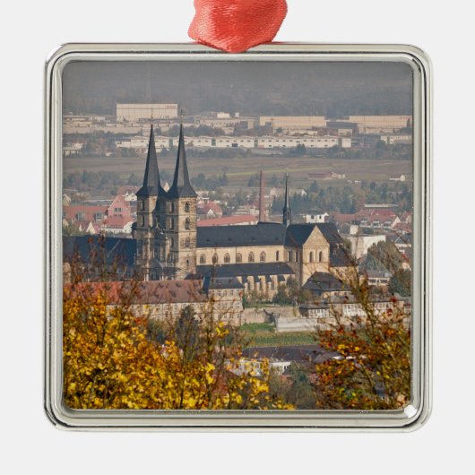 Skyline of Bamberg, Germany Silbernes Ornament (Vorne)