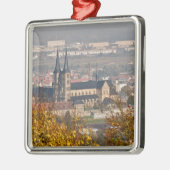 Skyline of Bamberg, Germany Silbernes Ornament (Links)