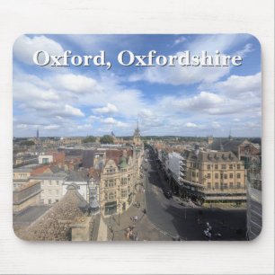 Skyline of Historic Oxford in Oxfordshire, UK Mousepad