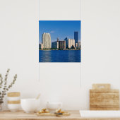 Skyline of Miami, Florida Poster (Küche)