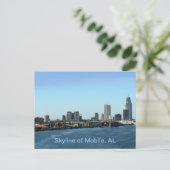 Skyline of Mobile, AL Postkarte (Stehend Vorderseite)