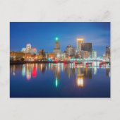 Skyline of Providence, RI Postkarte (Vorderseite)