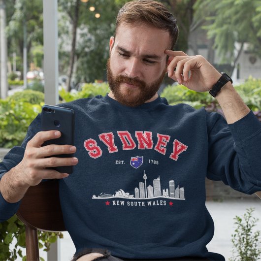 Skyline of Sydney, Australia Sweatshirt