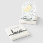 SKYLINE OKLAHOMA CITY, OKLAHOMA STEINUNTERSETZER (Seitenansicht)