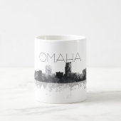 SKYLINE OMAHAS NEBRASKA KAFFEETASSE (Mittel)