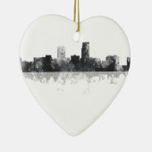 SKYLINE OMAHAS NEBRASKA KERAMIKORNAMENT (Rechts)