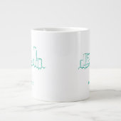 Skyline Orlando Florida Jumbo-Tasse (Vorderseite)