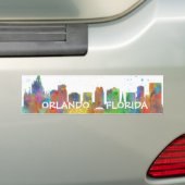 SKYLINE ORLANDOS, FLORIDA AUTOAUFKLEBER (Auf Auto)