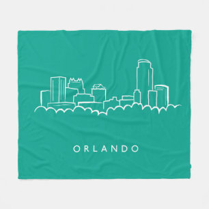 Skyline Orlandos Florida Fleecedecke