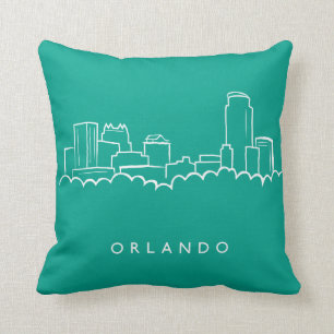 Skyline Orlandos Florida Kissen