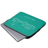 Skyline Orlandos Florida Laptopschutzhülle (Vorne Knopf)