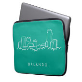 Skyline Orlandos Florida Laptopschutzhülle (Vorderseite Links)