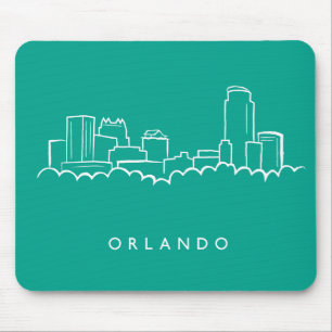 Skyline Orlandos Florida Mousepad