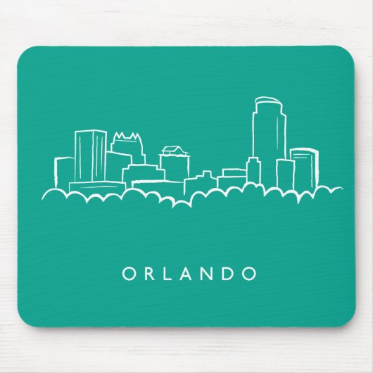 Skyline Orlandos Florida Mousepad (Vorne)