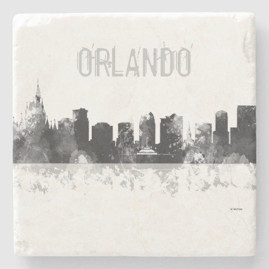 SKYLINE ORLANDOS, FLORIDA STEINUNTERSETZER (Vorderseite)