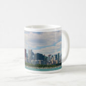 Skyline-Panorama Chicagos Illinois Kaffeetasse (VorderseiteRechts)