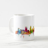 Skyline Perths Australien Kaffeetasse (Vorderseite Links)